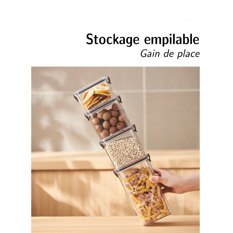 Bocaux-transparents-cuisine-stockage-empilable