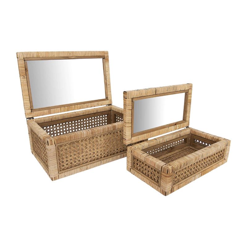 Boite-et-panier-rangement-salle-de-bain-taille-S-M-fond-blanc-ouvertes