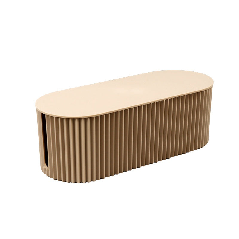 Organisateur-cable-bureau-marron-fond-blanc