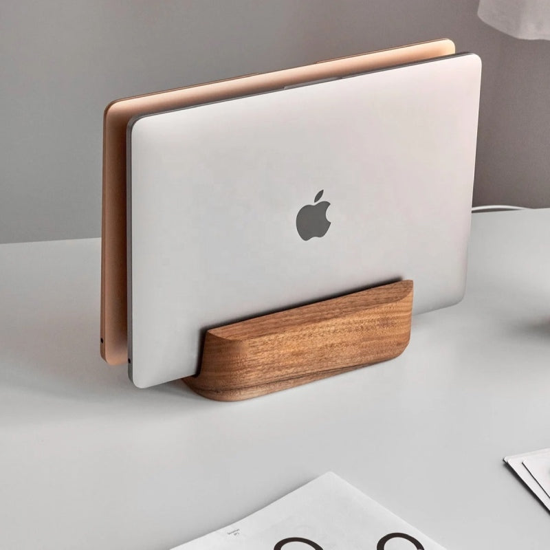 Organisateur-de-bureau-bois-double-avec-deux-macbookpro