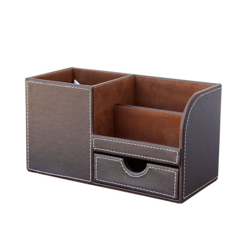 Organisateur-de-bureau-cuir-marron-fond-blanc