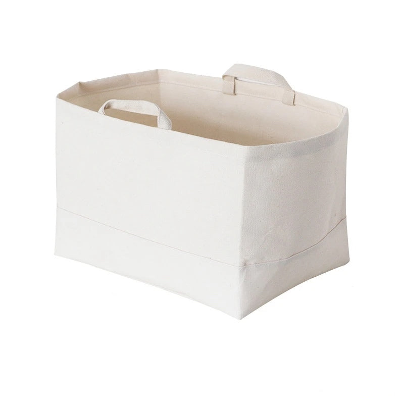 Panier-de-rangement-tissu-blanc-taille-L-fond-blanc