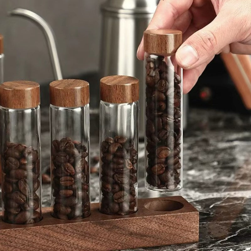 Rangement-Pots-a-Epices-Cuisine-S-avec-graines-cafe