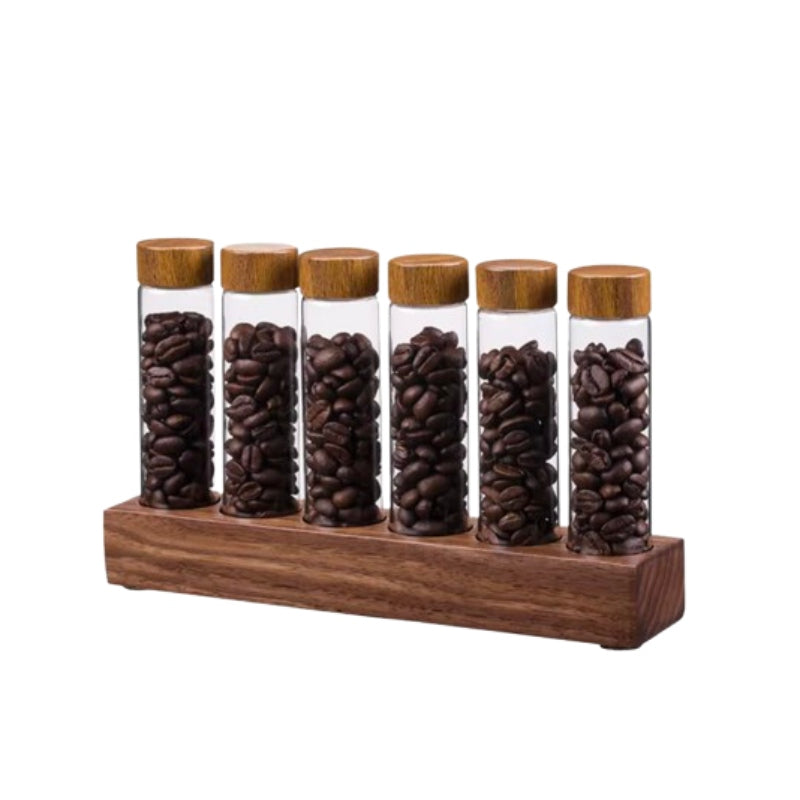 Rangement-Pots-a-Epices-Cuisine-S-fond-blanc-avec-graines-cafe