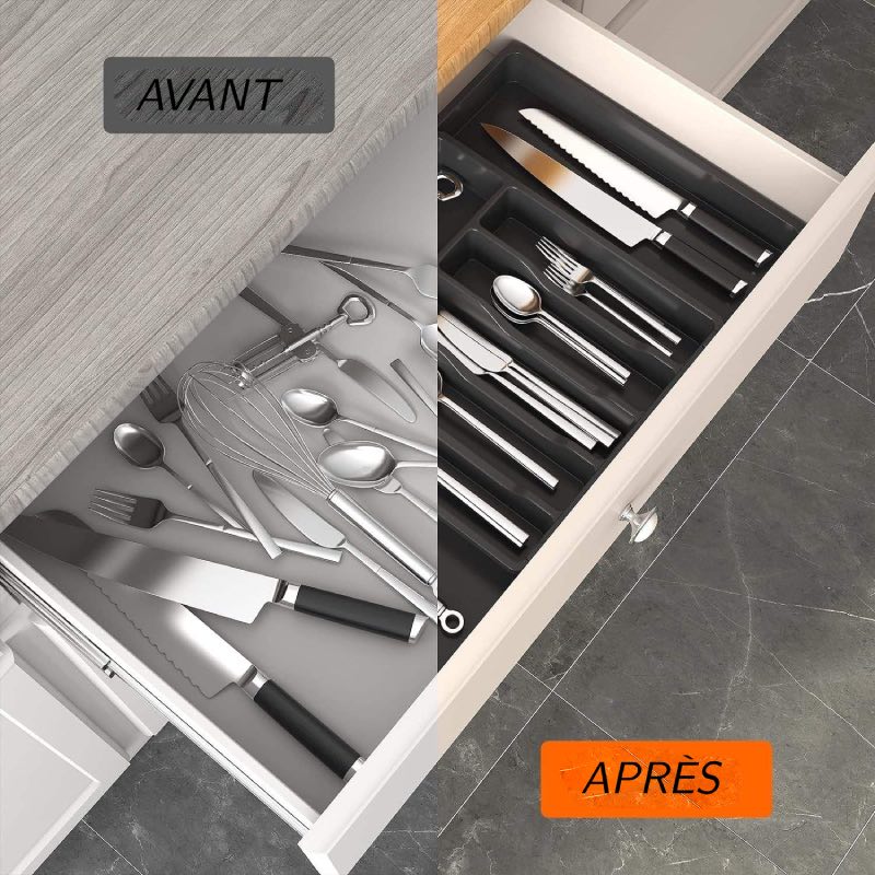 rangement-couvert-tiroir-cuisine-noir-avant-apres