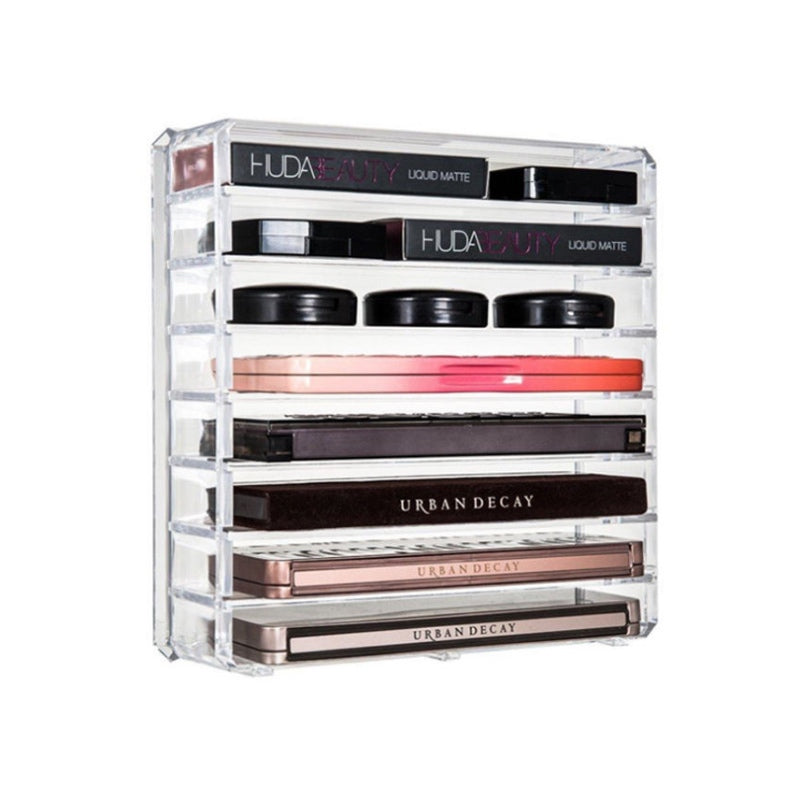 Organisateur-de-palette-maquillage-huda-beauty-naked-poudre-fond-blanc-de-face