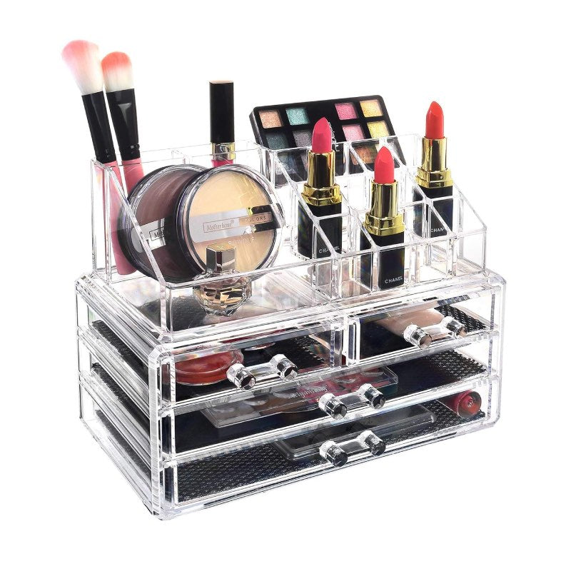 Organisateur-maquillage-transparent-avec-maquillage-fond-blanc