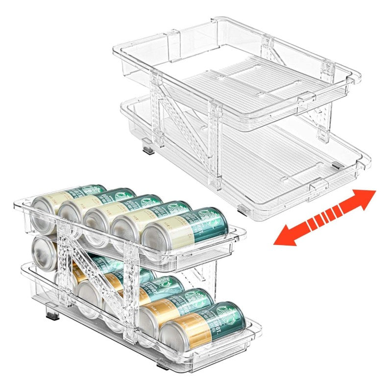 Rangement-canette-frigo-extensible-sur-fond-blanc